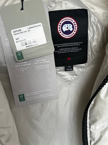 Canada Goose Cypress Women's Silver Grey Puffer Vest