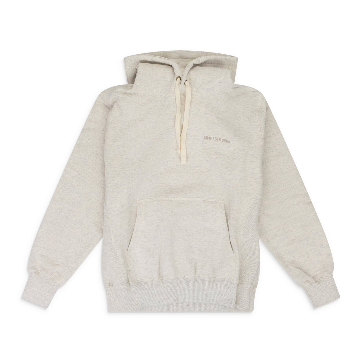 Oatmeal Tonal Logo Hoodie