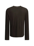 Herno logo-embroidered crew-neck sweater