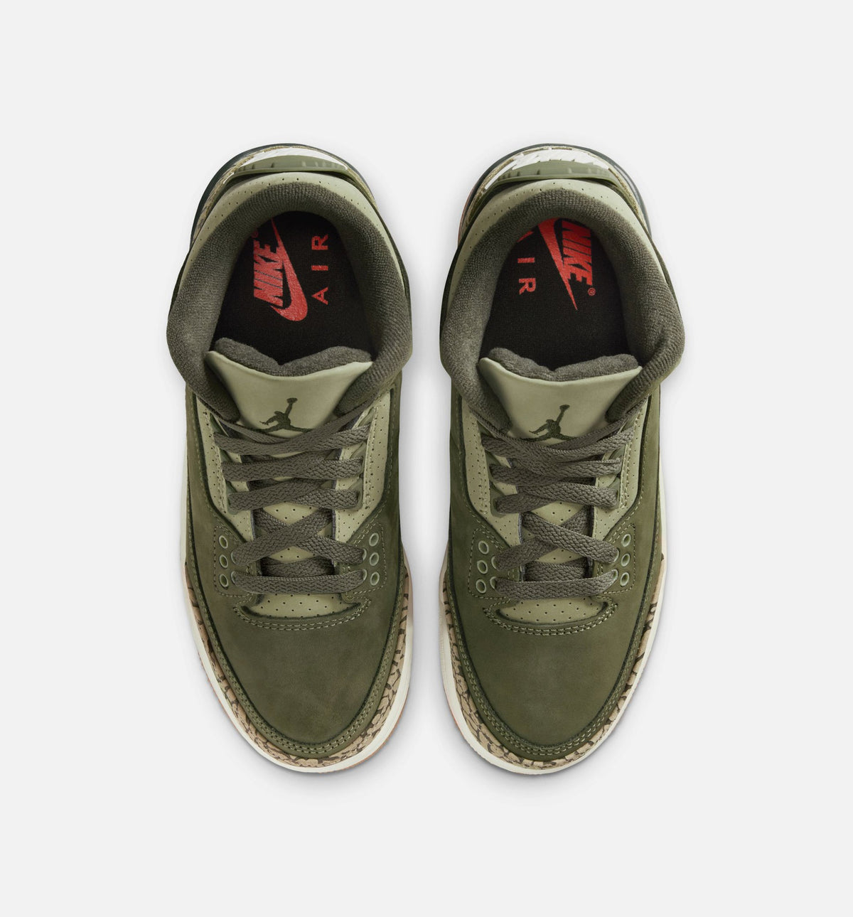 Air Jordan 3 Retro Medium Olive Grade School Lifestyle Shoes - Medium Olive/Sequoia/Neutral Olive/Sail